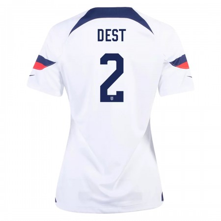 USA DEST 2 Matchtröjor Dam Hemma Fotbollströja VM 2022
